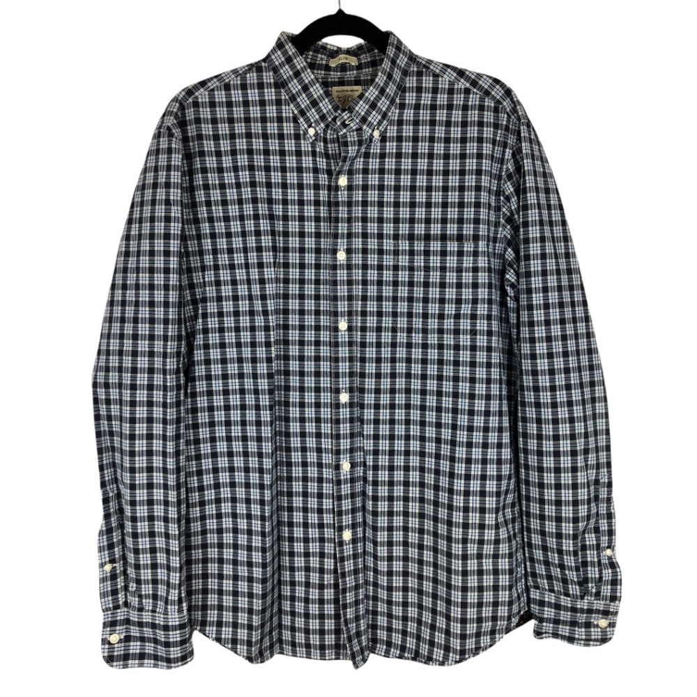 J. Crew Collared Button Down Plaid Long Sleeve Shirt